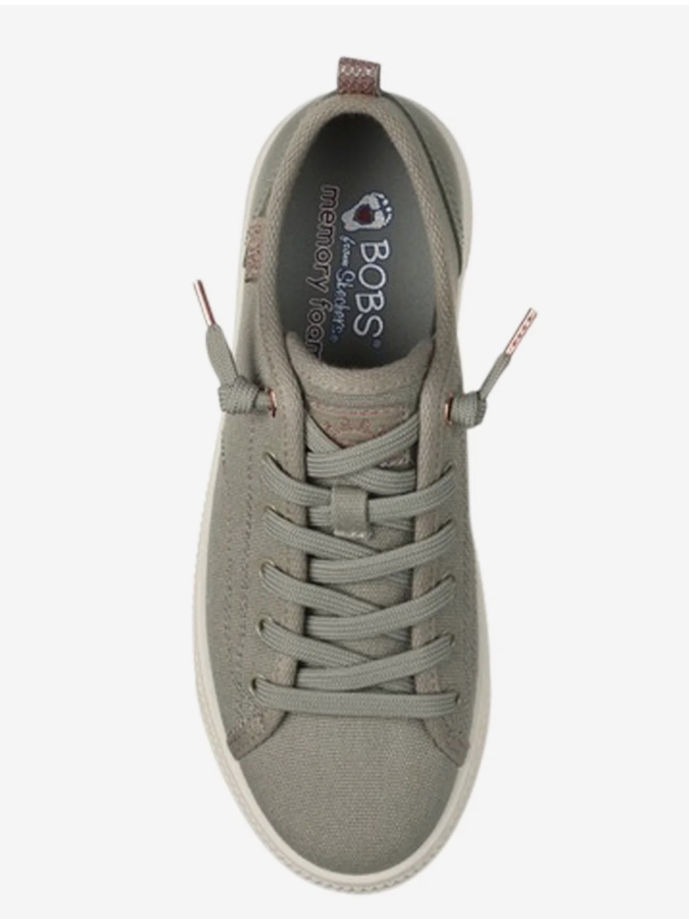 Bobs Sketchers Memory Foam Canvas Sneakers